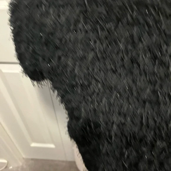 Zara size 9 Black Textured Women's Top - Picture 7 of 16